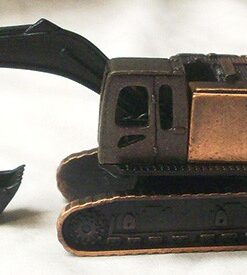 DITCH DIGGER EXCAVATOR BRONZE DIE CAST METAL COLLECTIBLE PENCIL SHARPENER NEW / BOX
