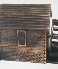 GRIST MILL BRONZE DIE CAST METAL COLLECTIBLE PENCIL SHARPENER NEW