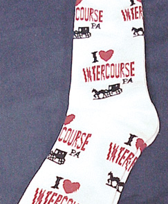 I Love Intercouse PA Socks Fashion Socks New