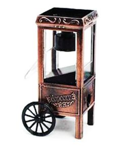 POPCORN MACHINE CART BRONZE DIE CAST METAL COLLECTIBLE PENCIL SHARPENER NEW