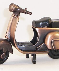 SCOOTER BRONZE DIE CAST METAL COLLECTIBLE PENCIL SHARPENER NEW / BOX