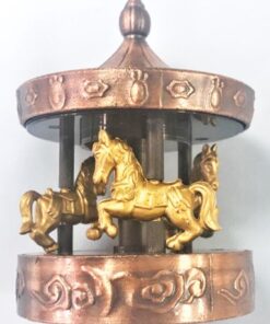 MERRY GO ROUND BRONZE DIE CAST METAL COLLECTIBLE PENCIL SHARPENER NEW / BOX