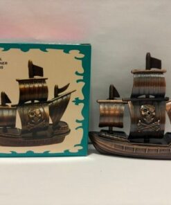 Pirate Ship Die Cast Metal Pencil Sharpener New