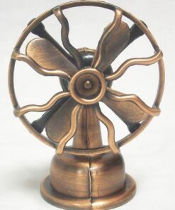 FAN BRONZE DIE CAST METAL COLLECTIBLE PENCIL SHARPENER NEW