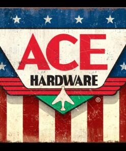 10 3/4" X 8 1/4" TIN SIGN ACE HARDWARE METAL SIGN NEW