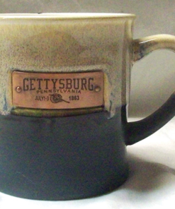 GETTYSBURG NATIONAL MILITARY PARK COPPER MEDALLION MUG